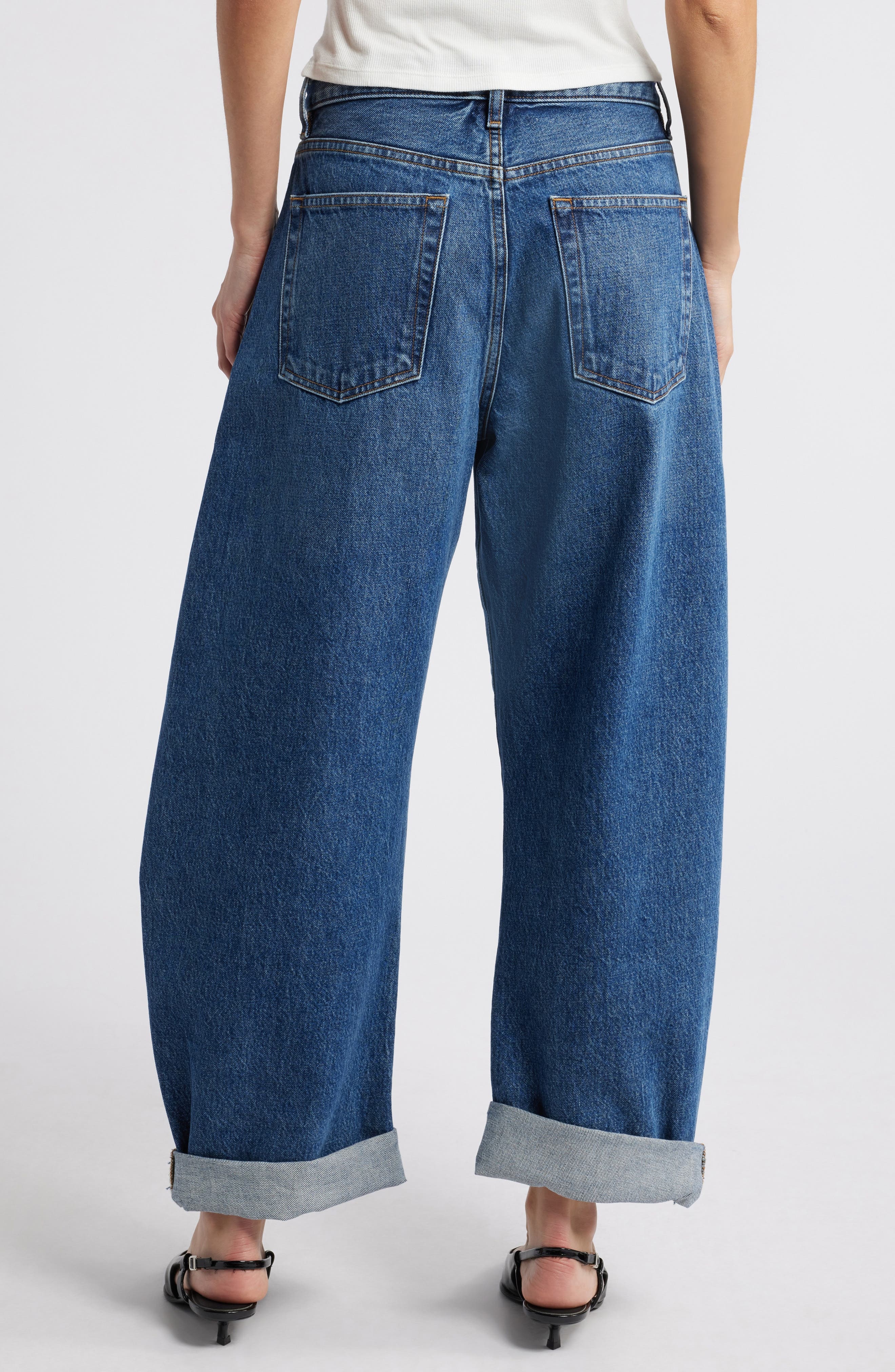 FRAME Bubble Nonstretch Baggy Jeans in Westbury at Nordstrom - 2