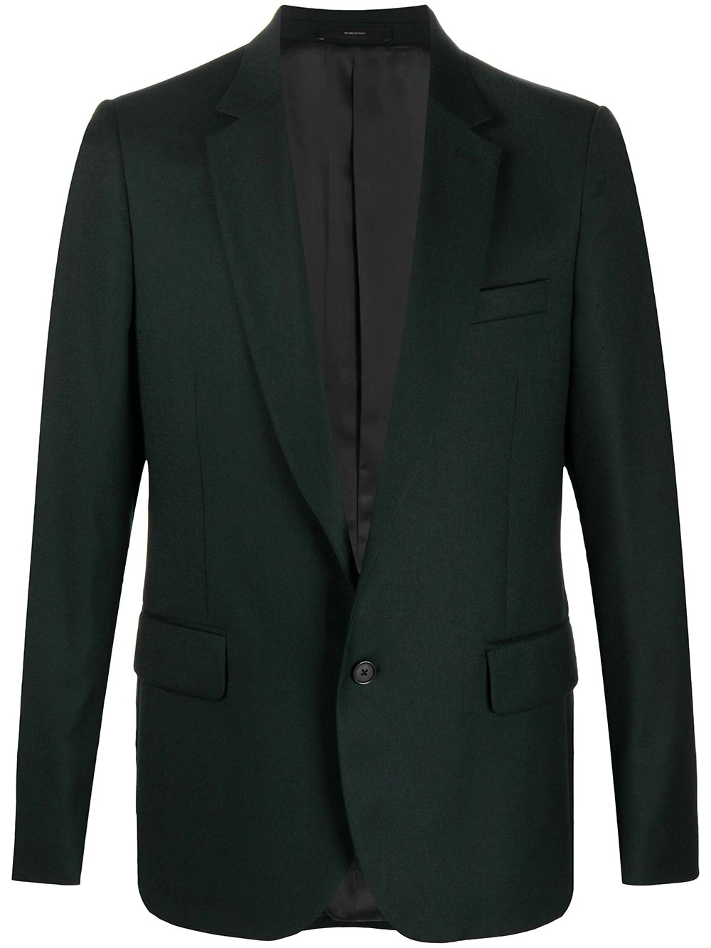 notched-lapels single-breasted blazer  - 1