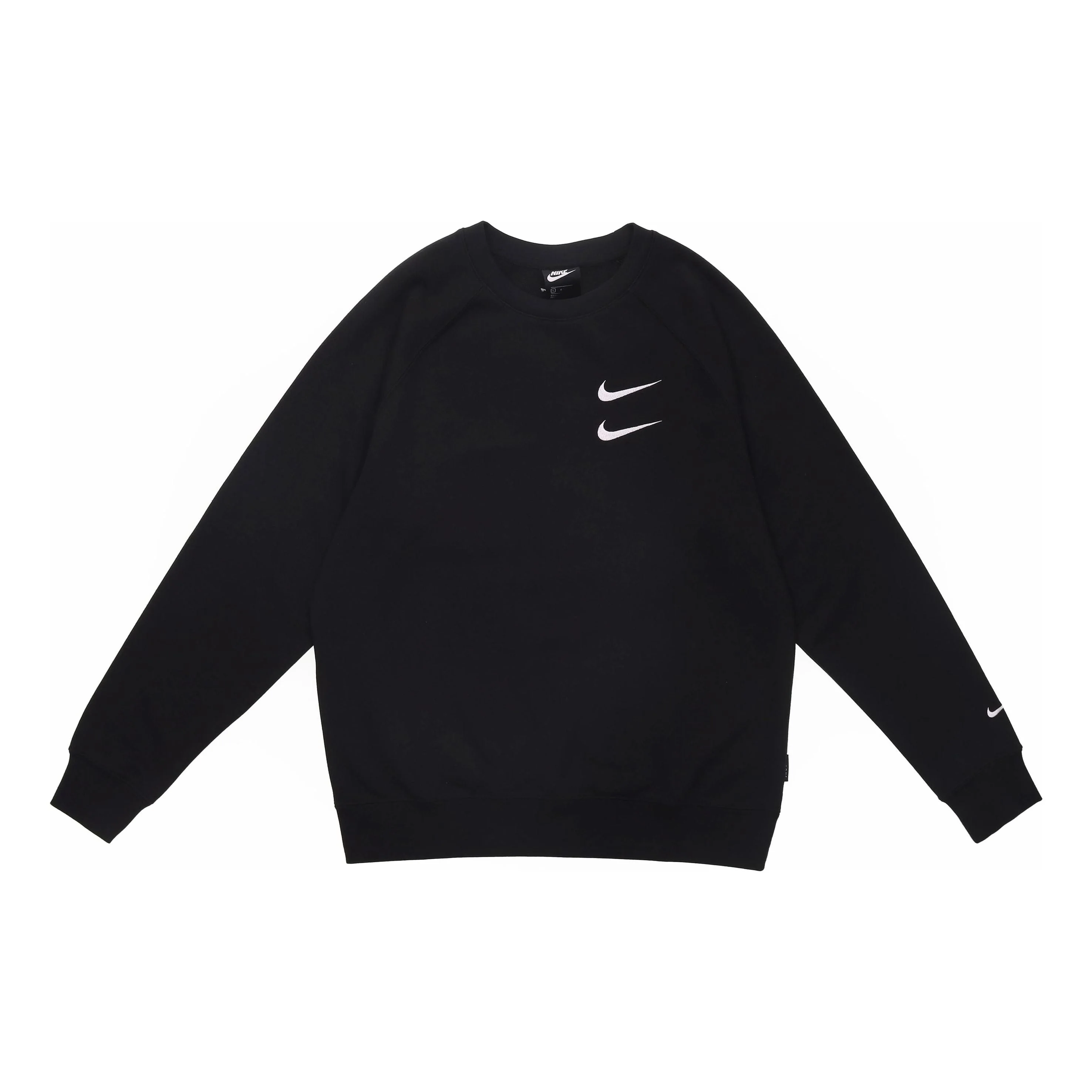 Nike Tee Black Embroidered Round Neck Pullover CJ4872-010 - 1