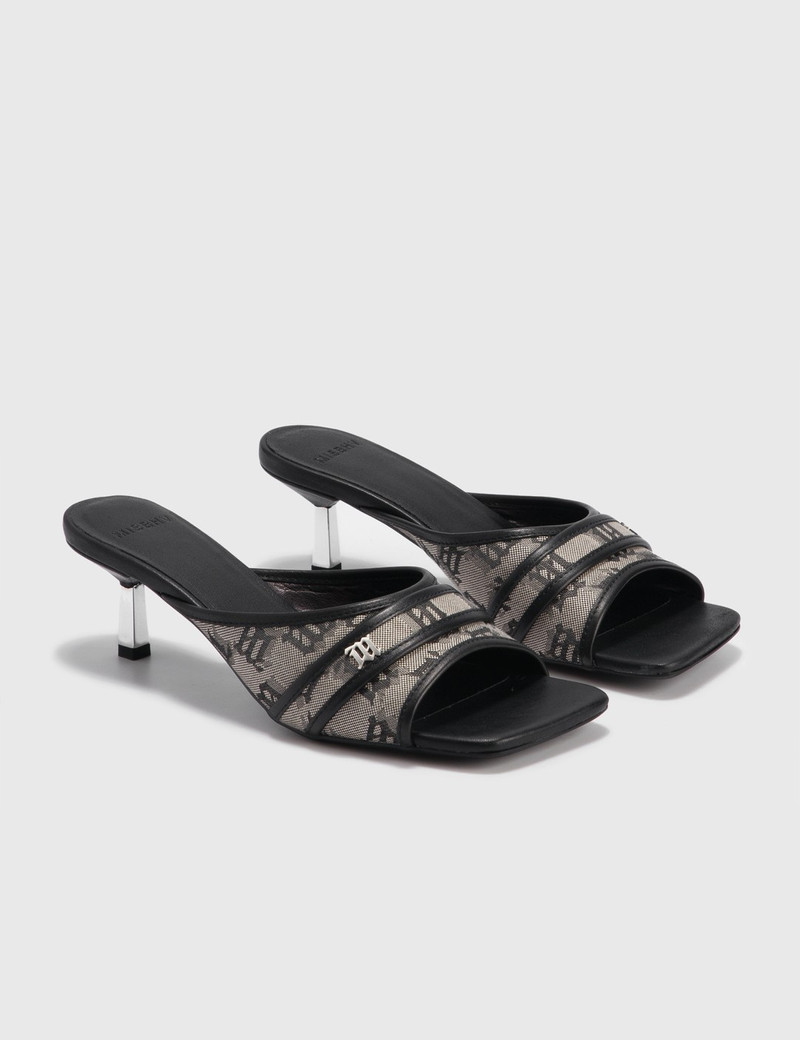 SASHA SLIP ON SANDAL MONOGRAM 4