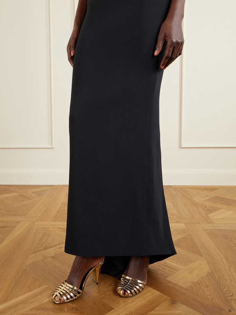 Givenchy Cage Metallic-leather Sandals outlook