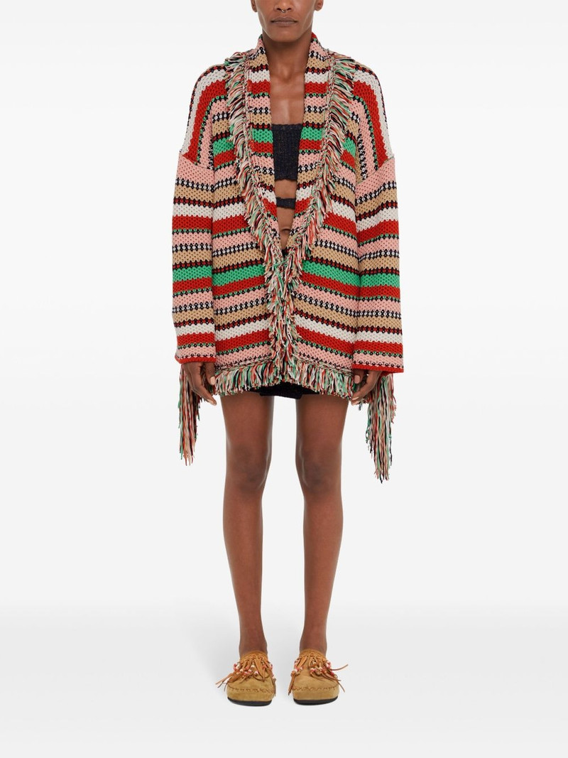 Alanui Sunny Stripes cardigan outlook