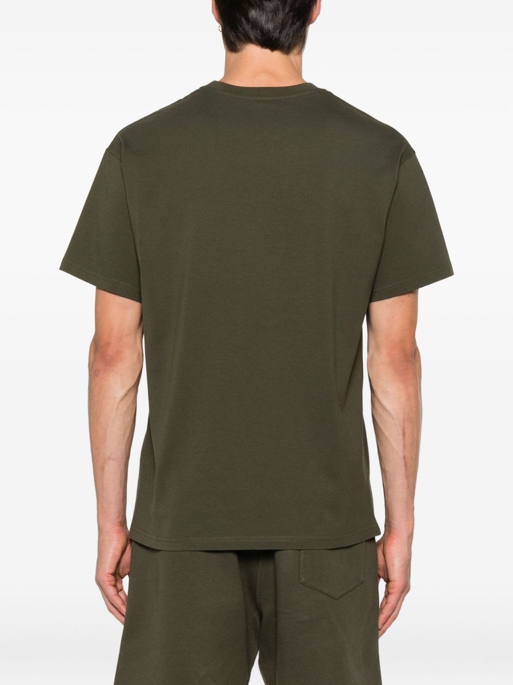 logo-print cotton T-shirt - 3