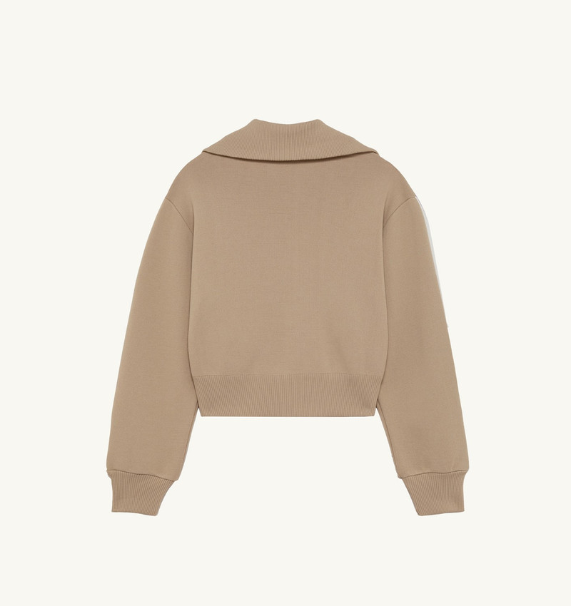 KNITTED TENNIS VISCOSE ZIP JACKET WOMAN 3