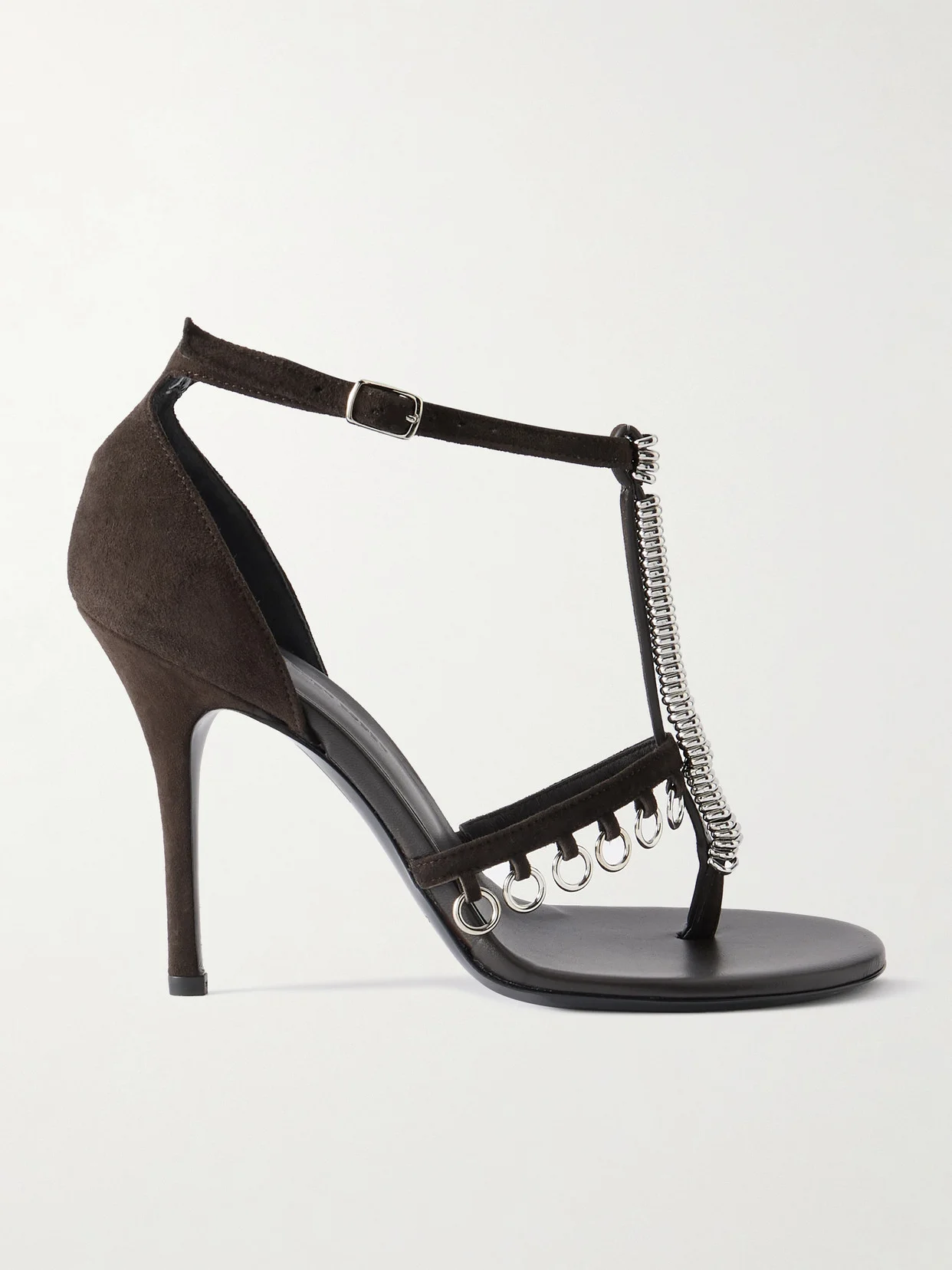 Ludo Embellished Suede Sandals - 1