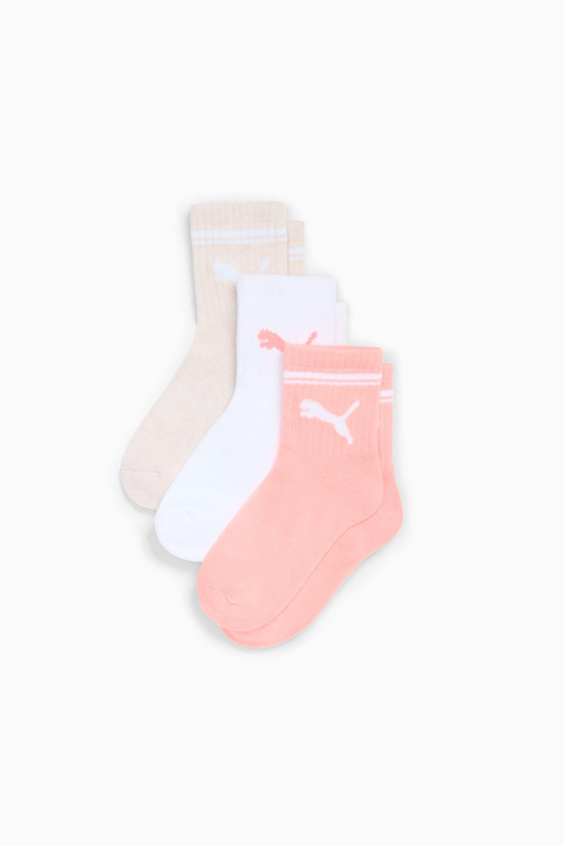Big Kids' Low Crew Socks [3 Pairs] 1