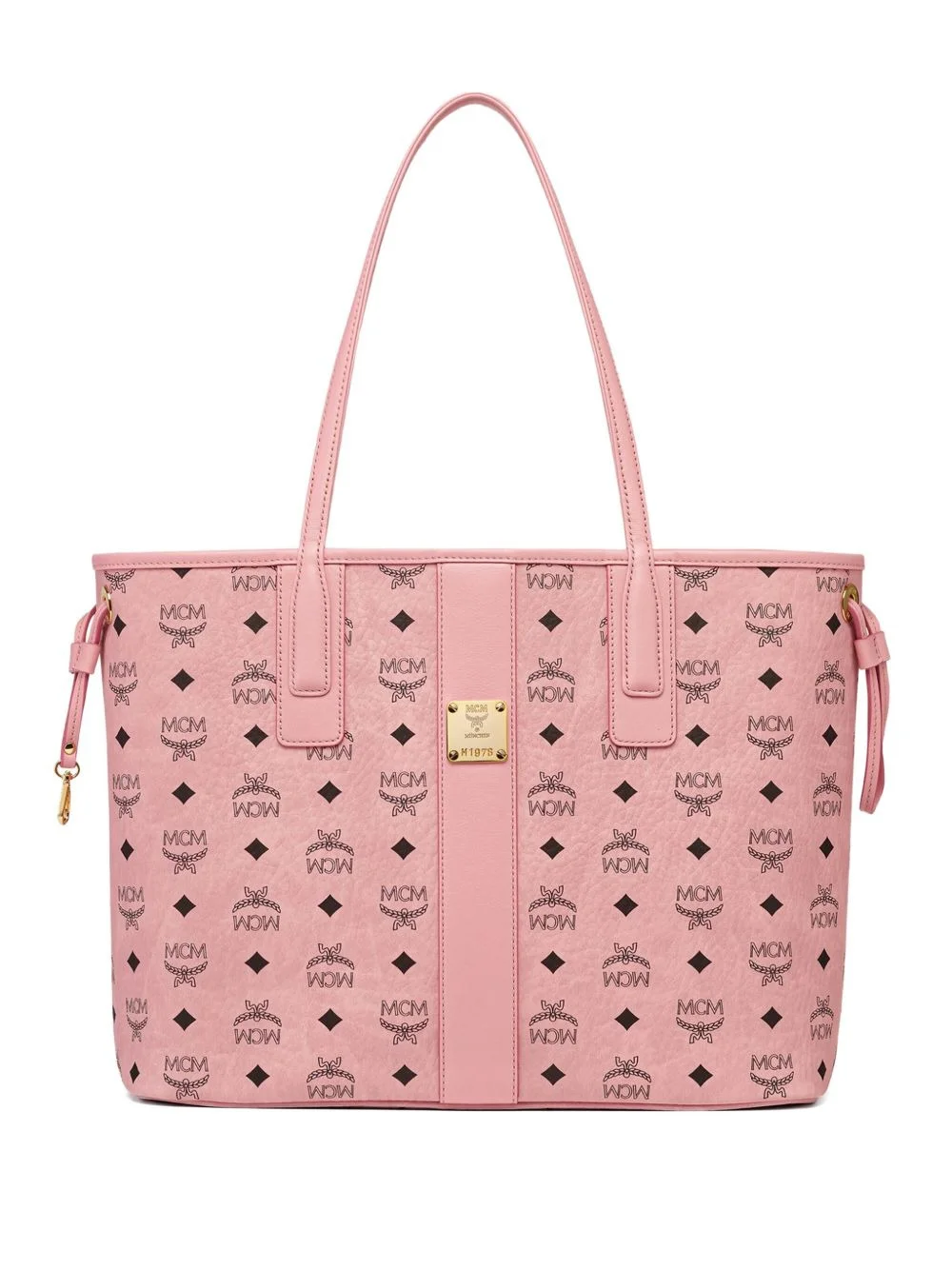 Liz logo-jacquard drawstring tote bag - 1