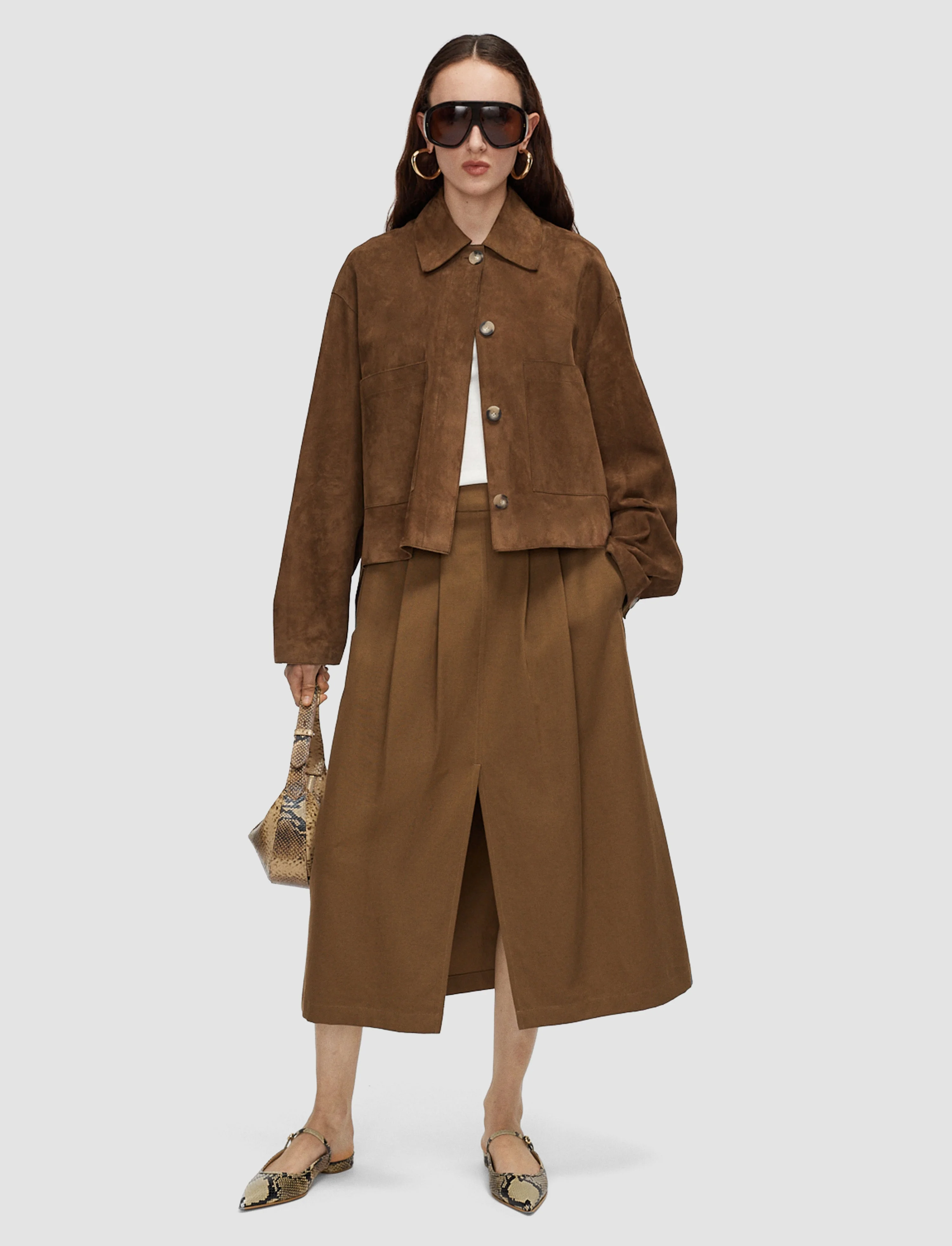 Kharis Cotton Twill Skirt - 1