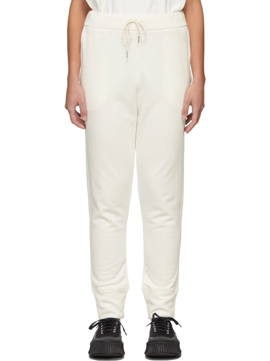 White Classic Lounge Pants - 1