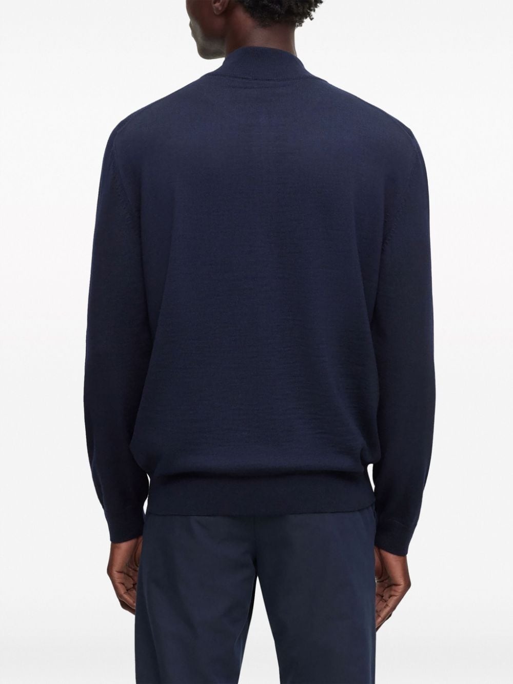 zipped knit cardigan - 4