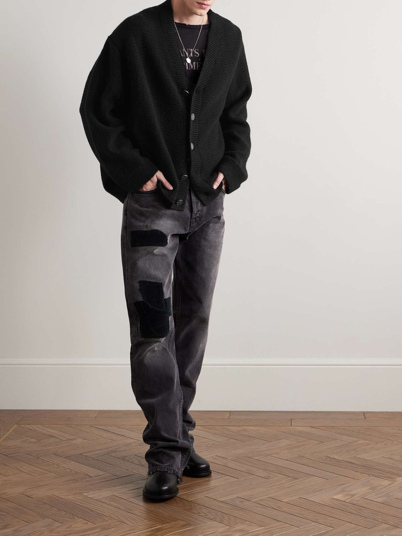 Enfants Riches Déprimés Cable-Knit Cashmere Cardigan outlook