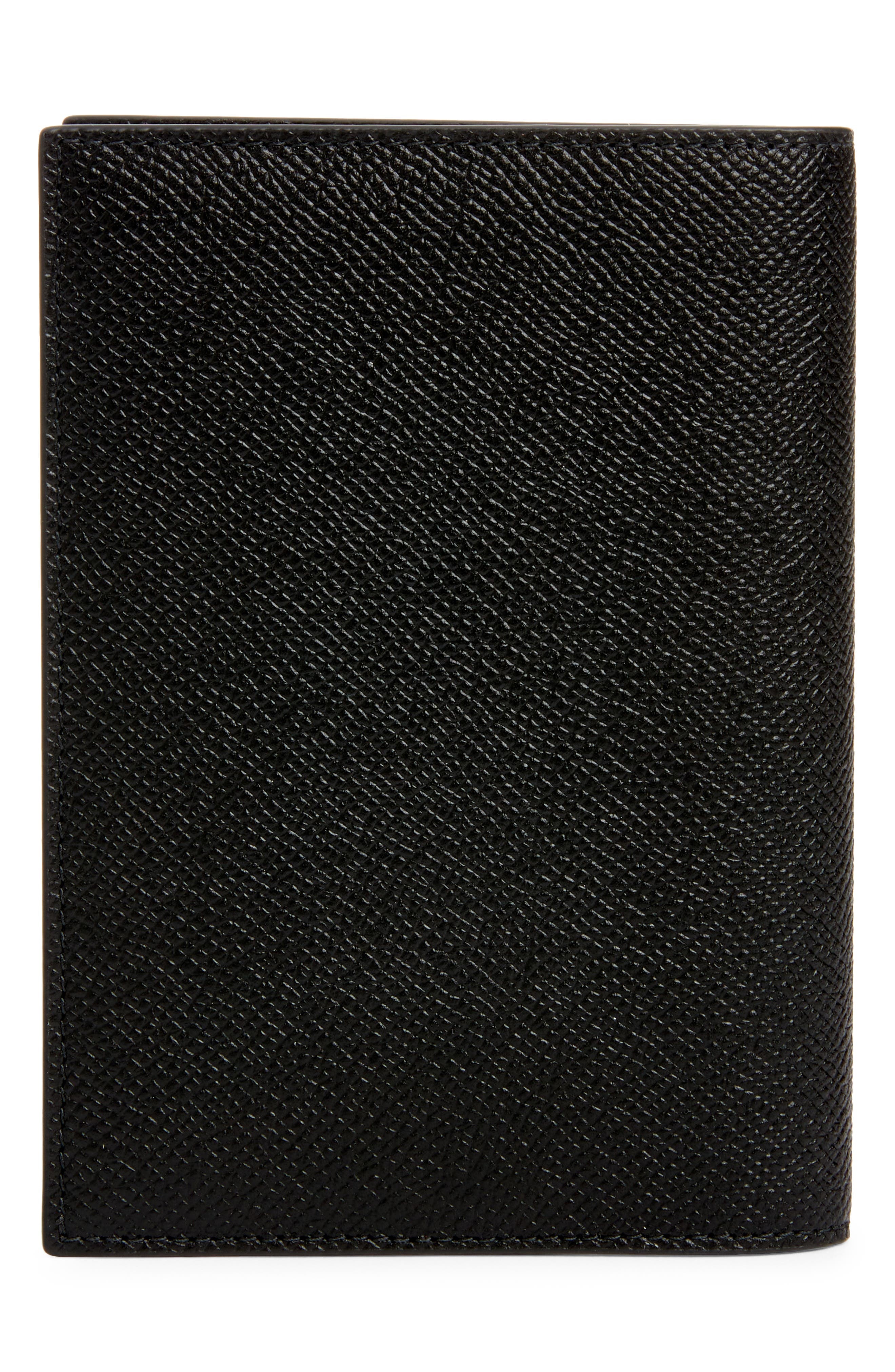 FERRAGAMO Micro Gancio Leather Passport Holder in Nero at Nordstrom - 4