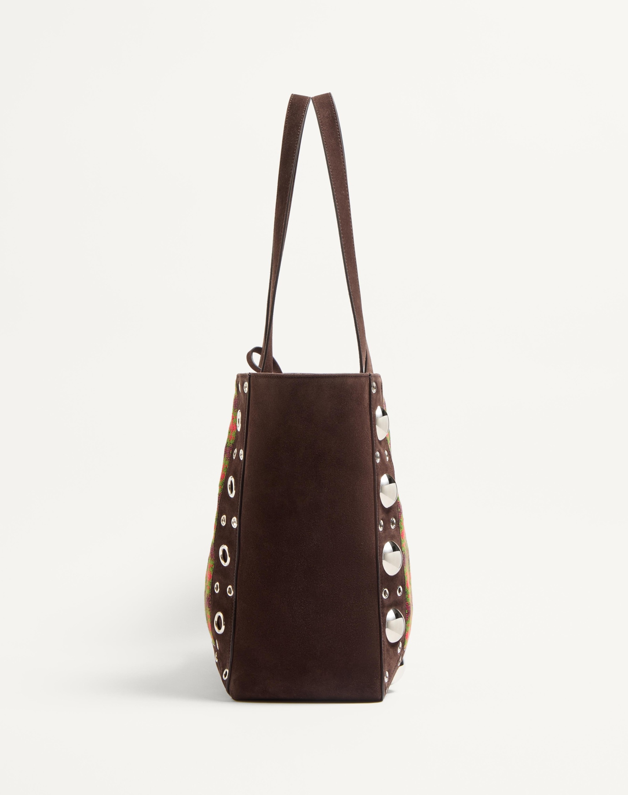 VALENTINO GARAVANI NELLCÔTE LARGE SHOPPING BAG IN JACQUARD FABRIC - 4