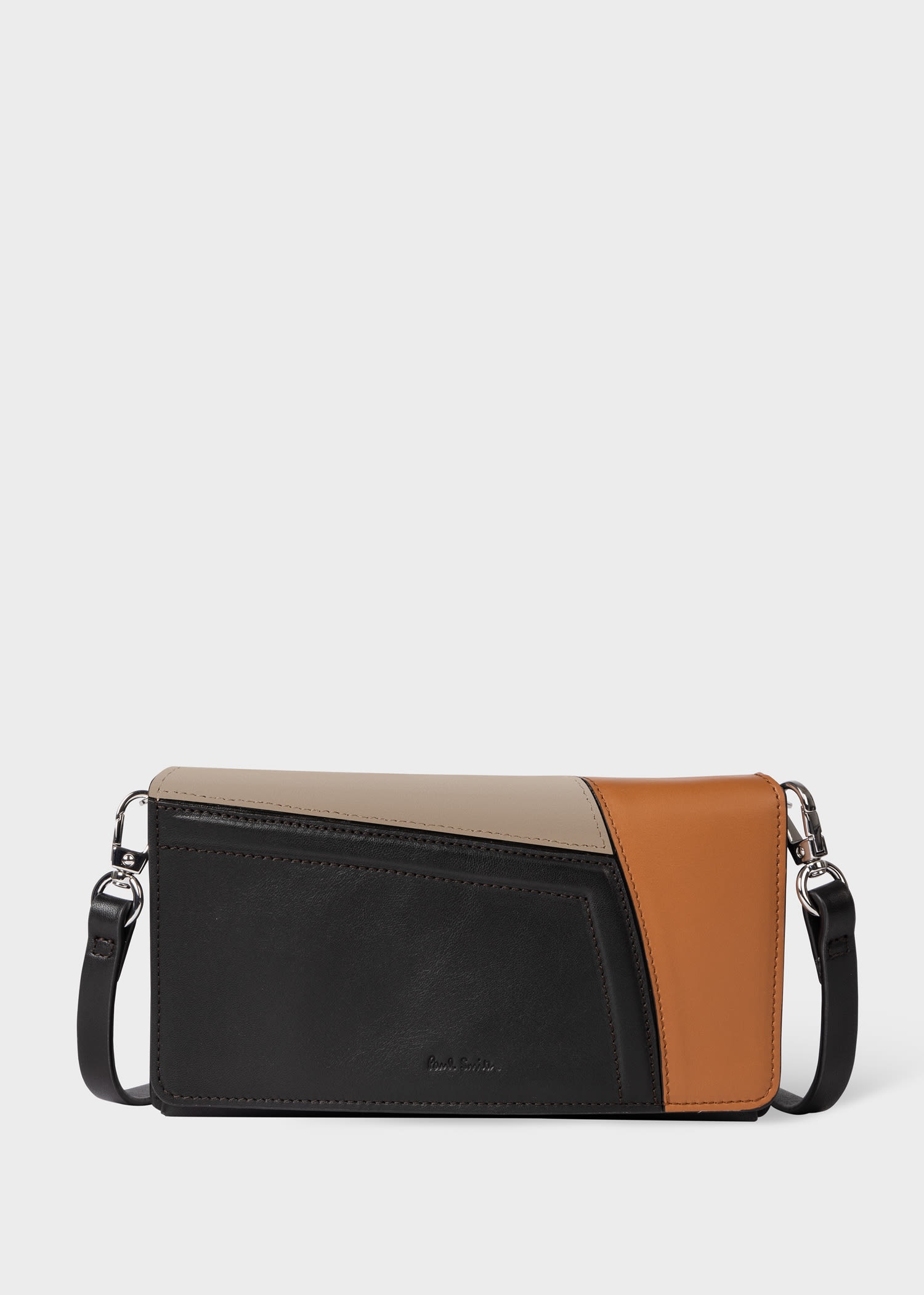 Leather 'Patchwork' Phone Bag - 1