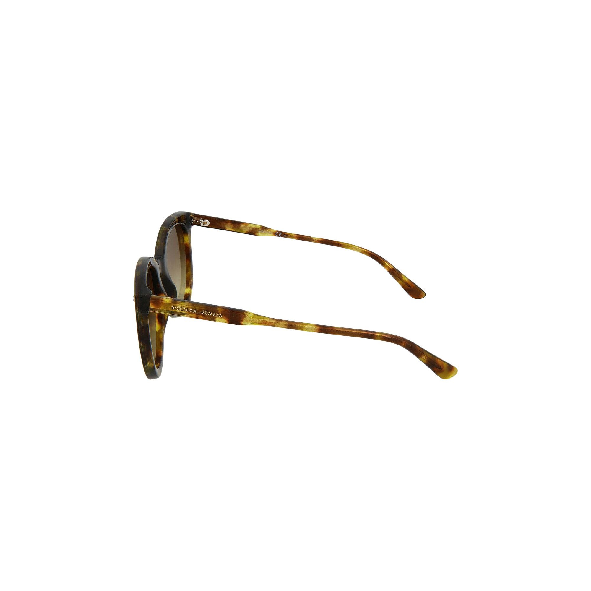 Bottega Veneta Round Sunglasses 'Havana/Brown' - 2