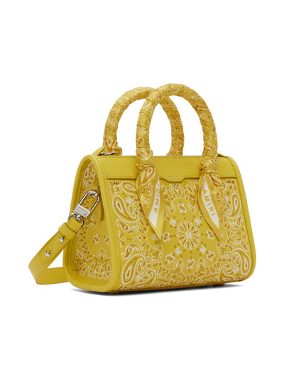 AMIRI Yellow Bandana Micro Triangle Bag outlook