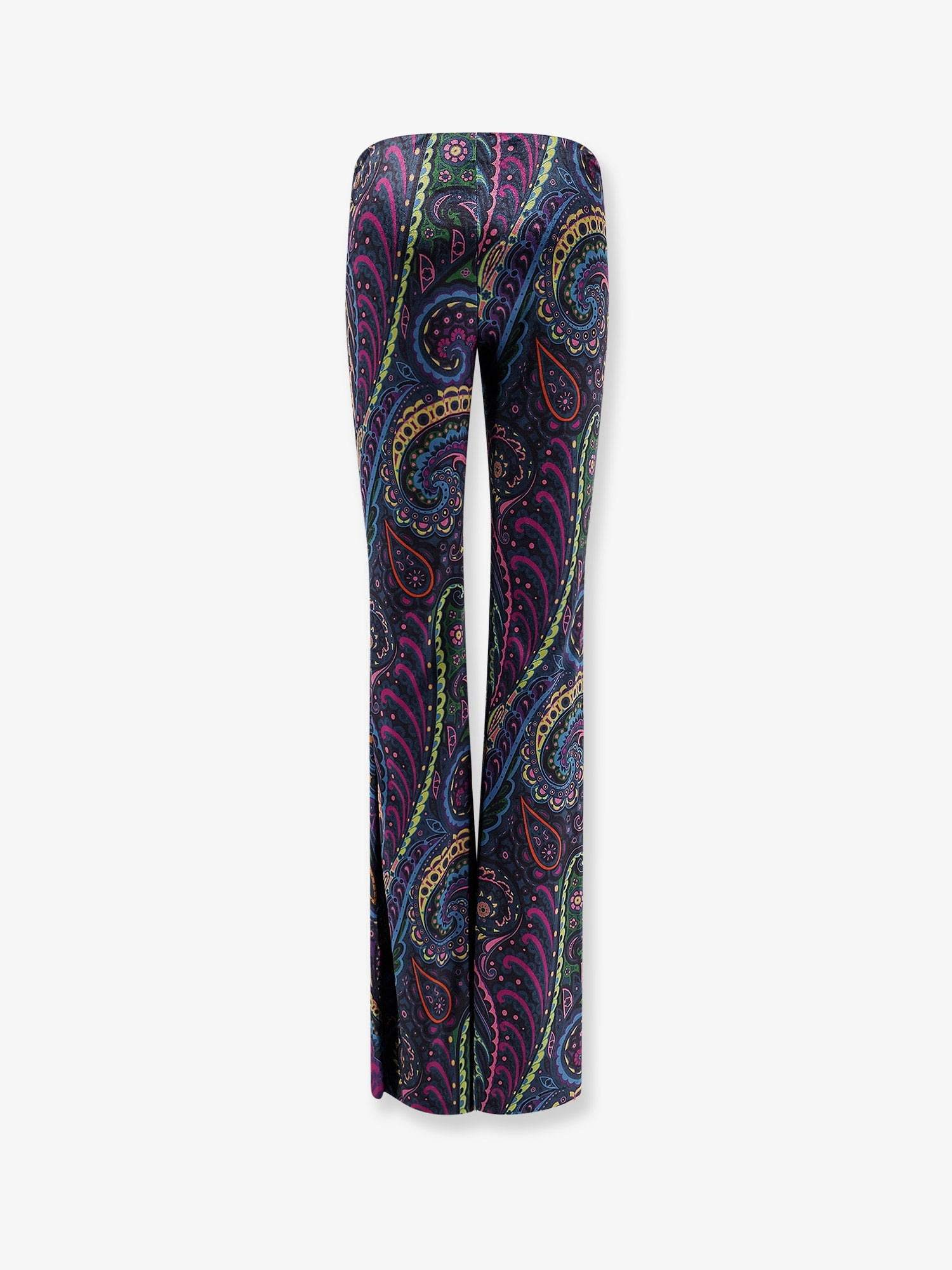 Etro Women Chenille Trousers With Multicolor Print - 4