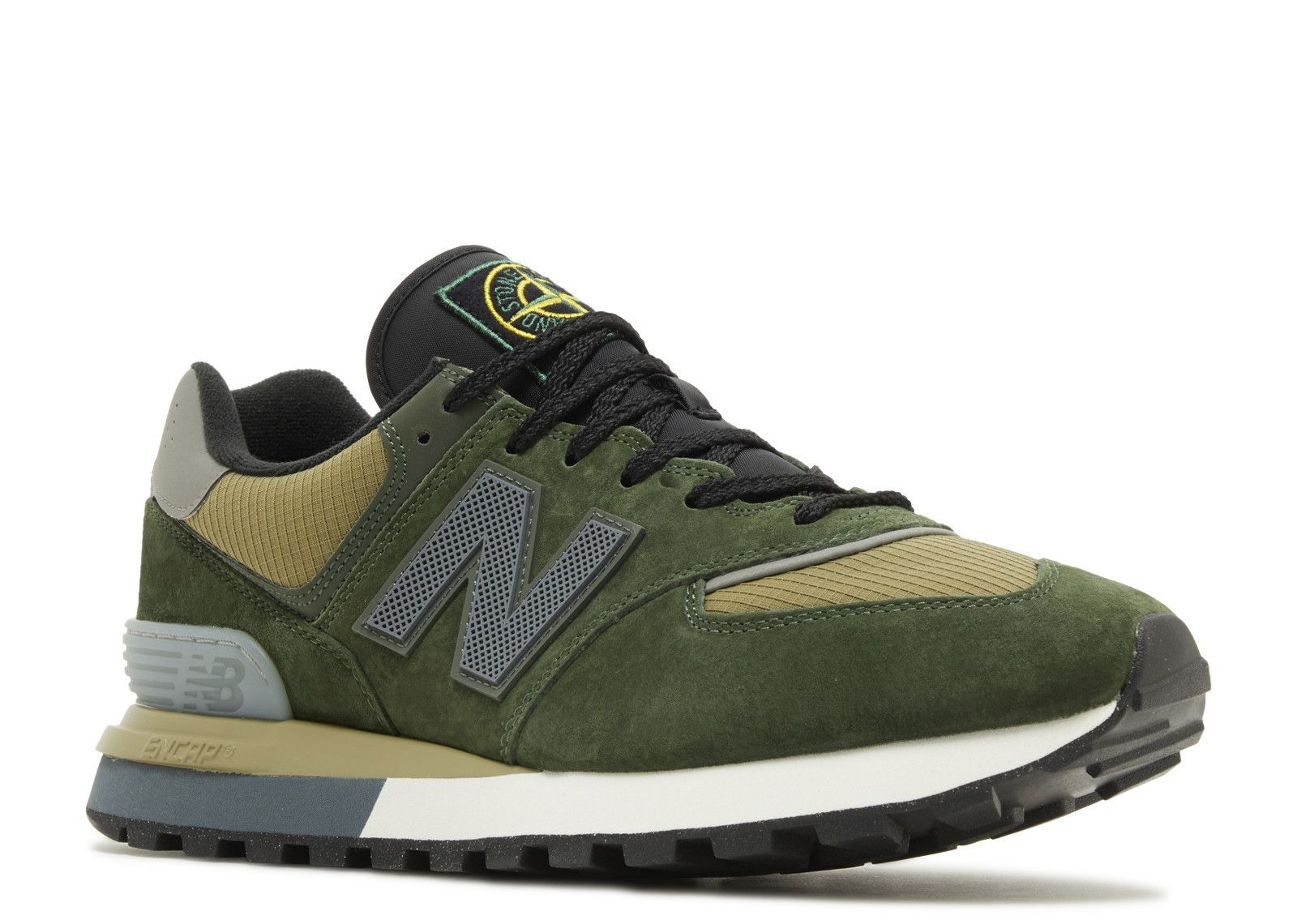 NEW BALANCE STONE ISLAND X 574 LEGACY 'DARK GREEN' - 2
