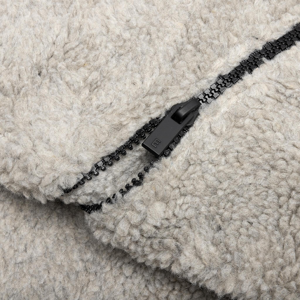 FEAR OF GOD ESSENTIALS RELAXED POLAR FLEECE PANT - DARK OATMEAL - 4