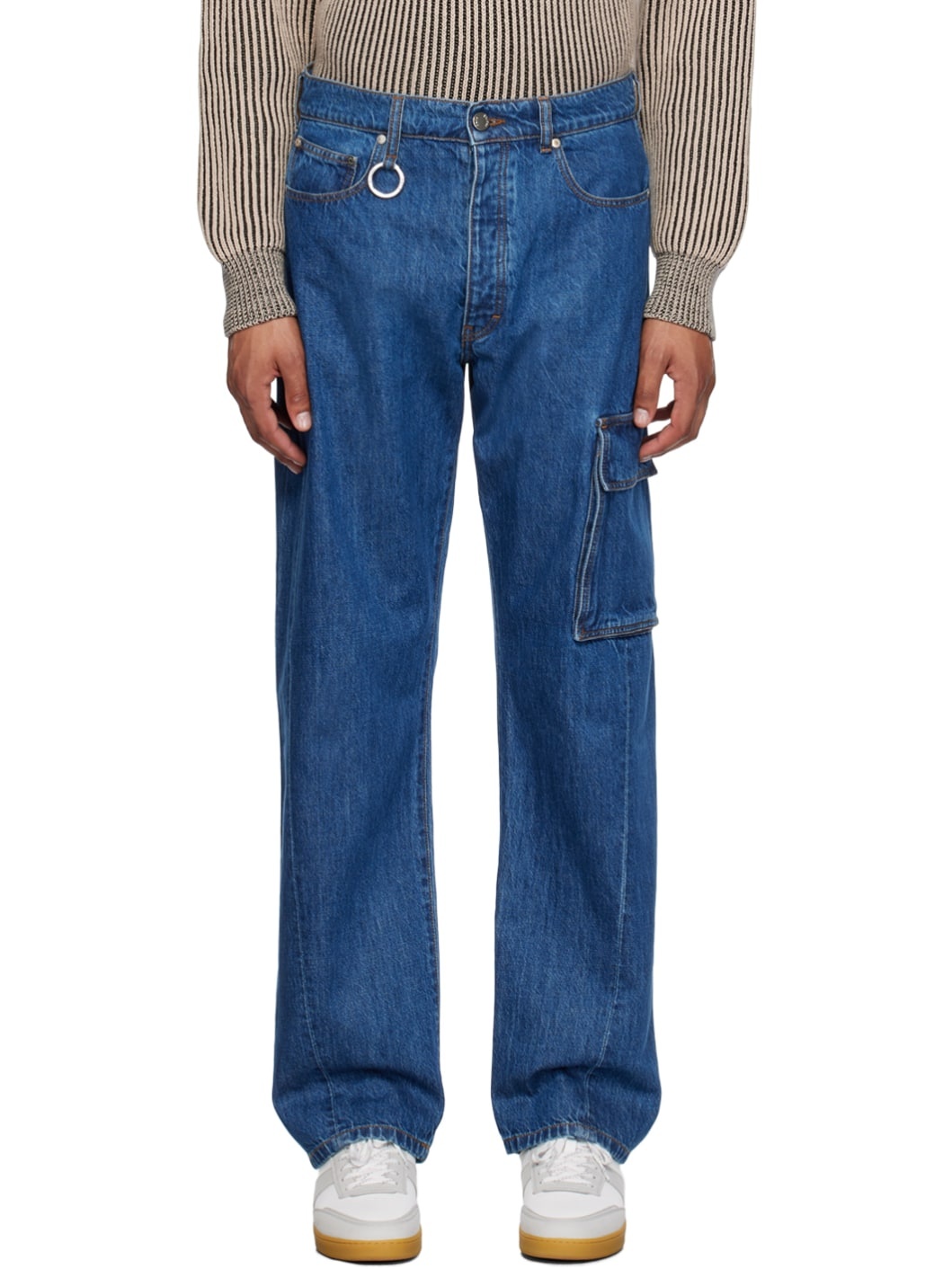 Blue Surface Jeans - 1