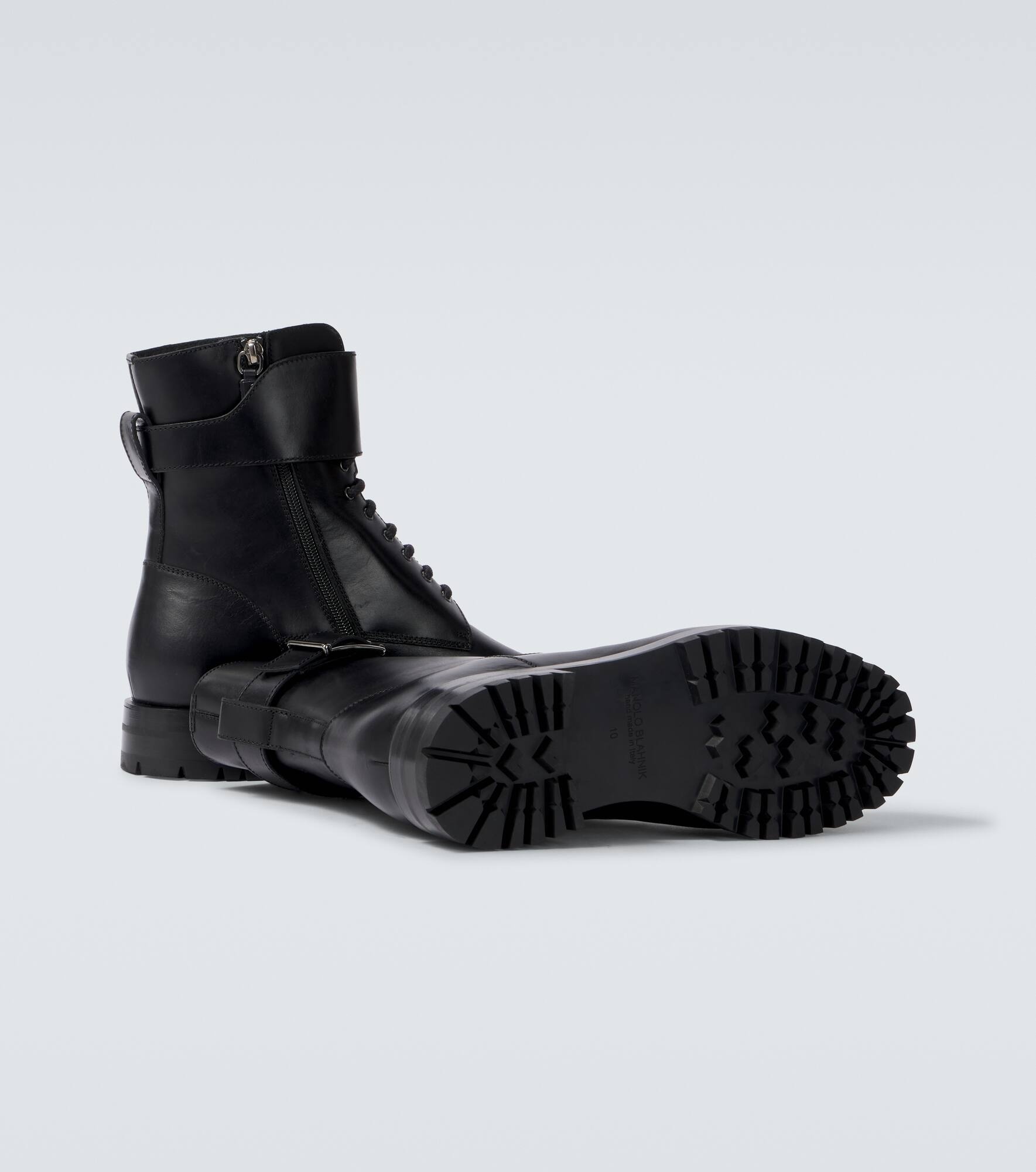 Buloko leather combat boots - 6