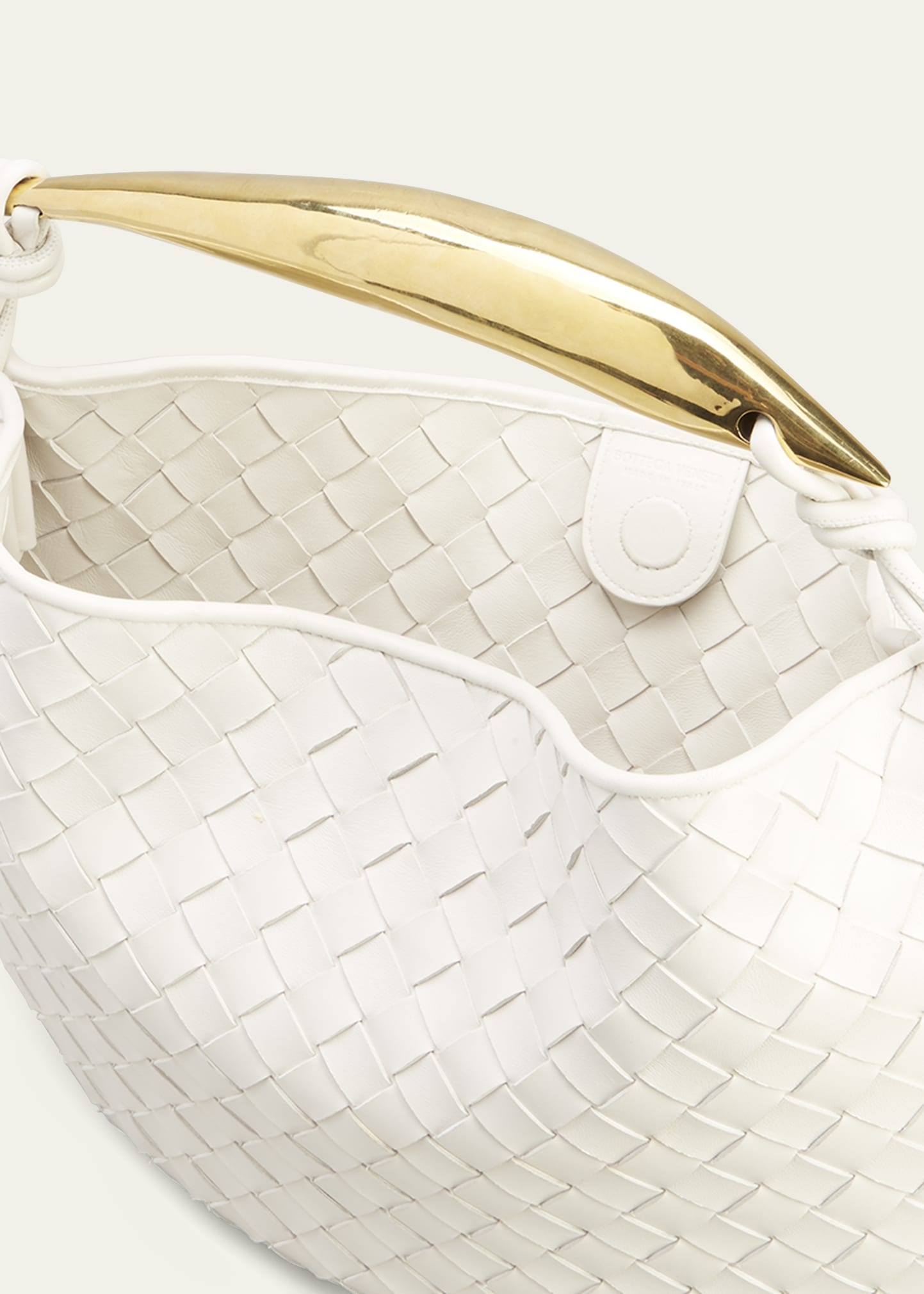 Sardine Intrecciato Napa Top-Handle Bag - 4