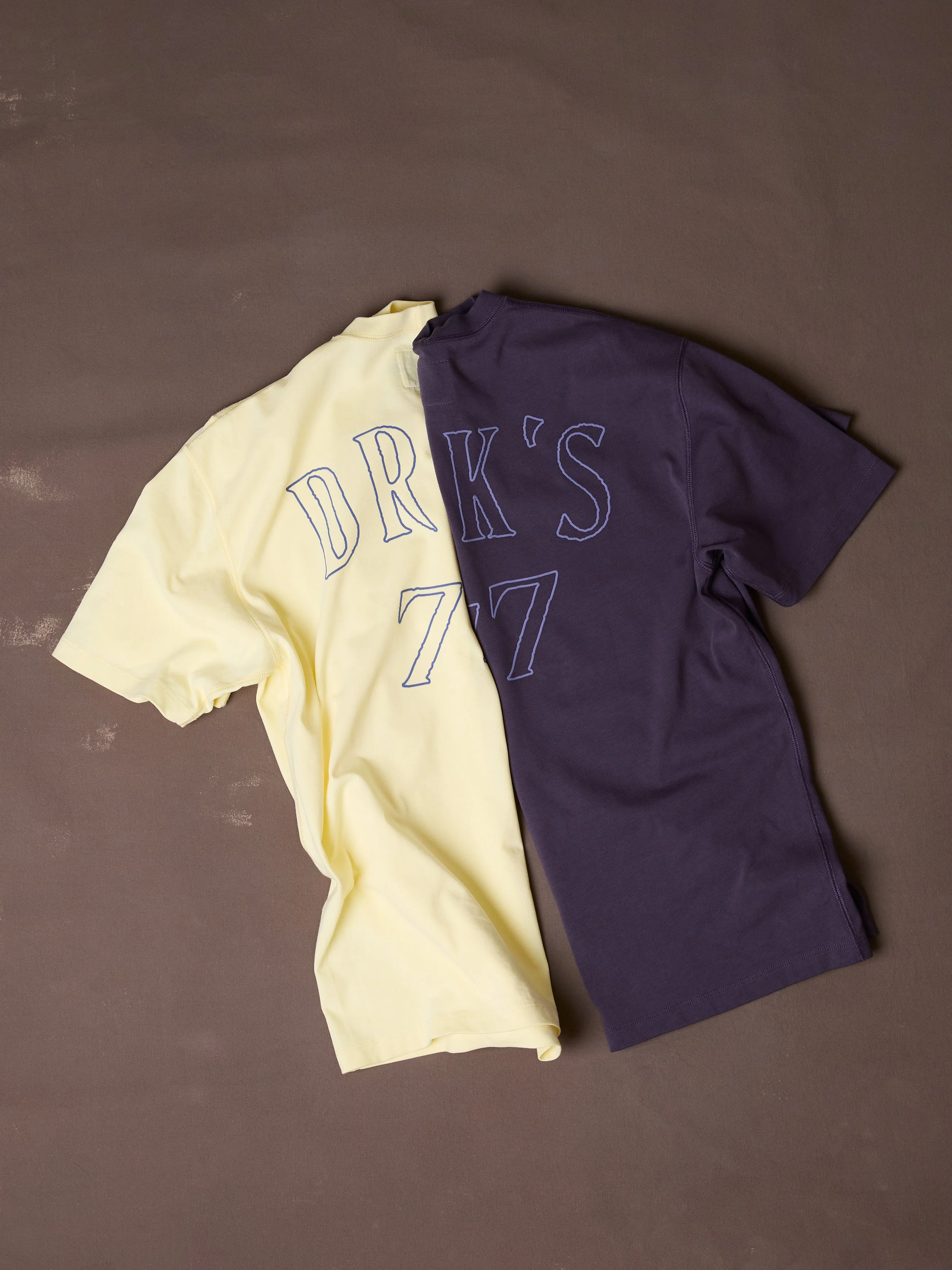Purple '77' Print Short-Sleeve Hiking T-Shirt - 1