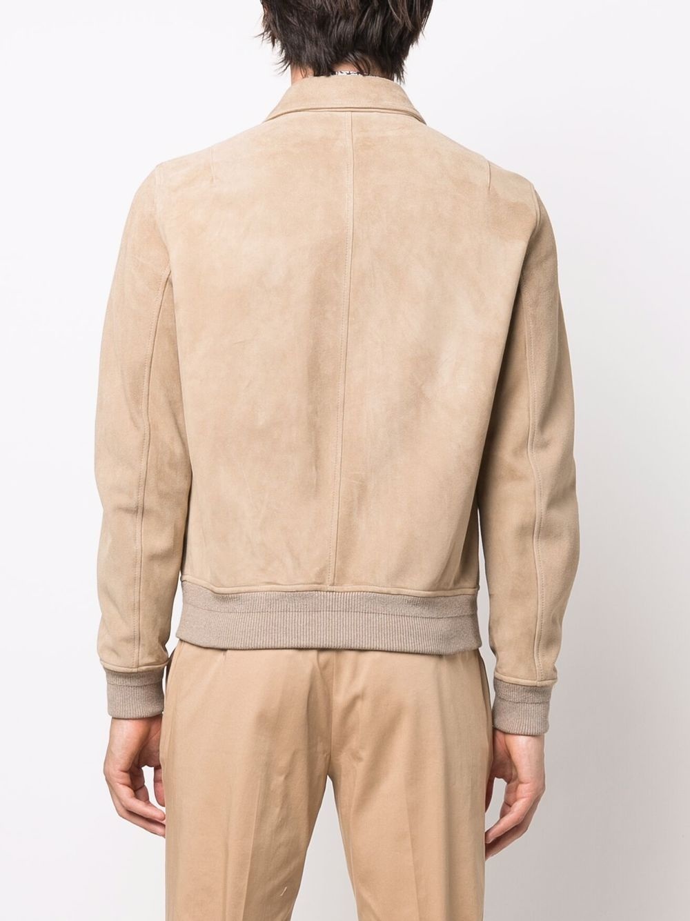 Four Seasons suede bomber jacket - 4