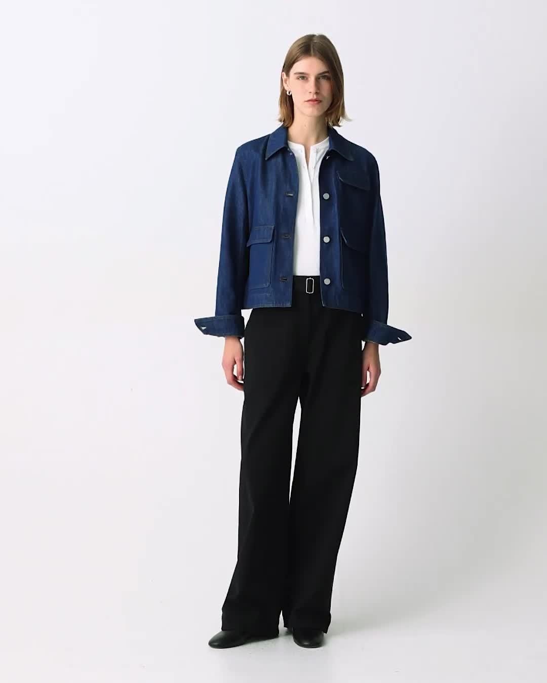 Utility Wide-Leg Pant in Neoteric Twill - 7