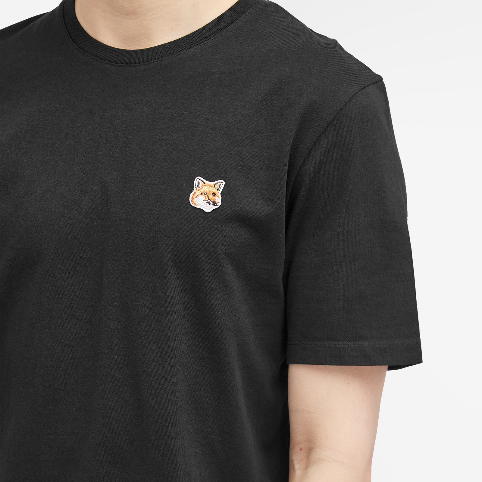 Maison Kitsune Fox Head Patch Regular T-Shirt - 5