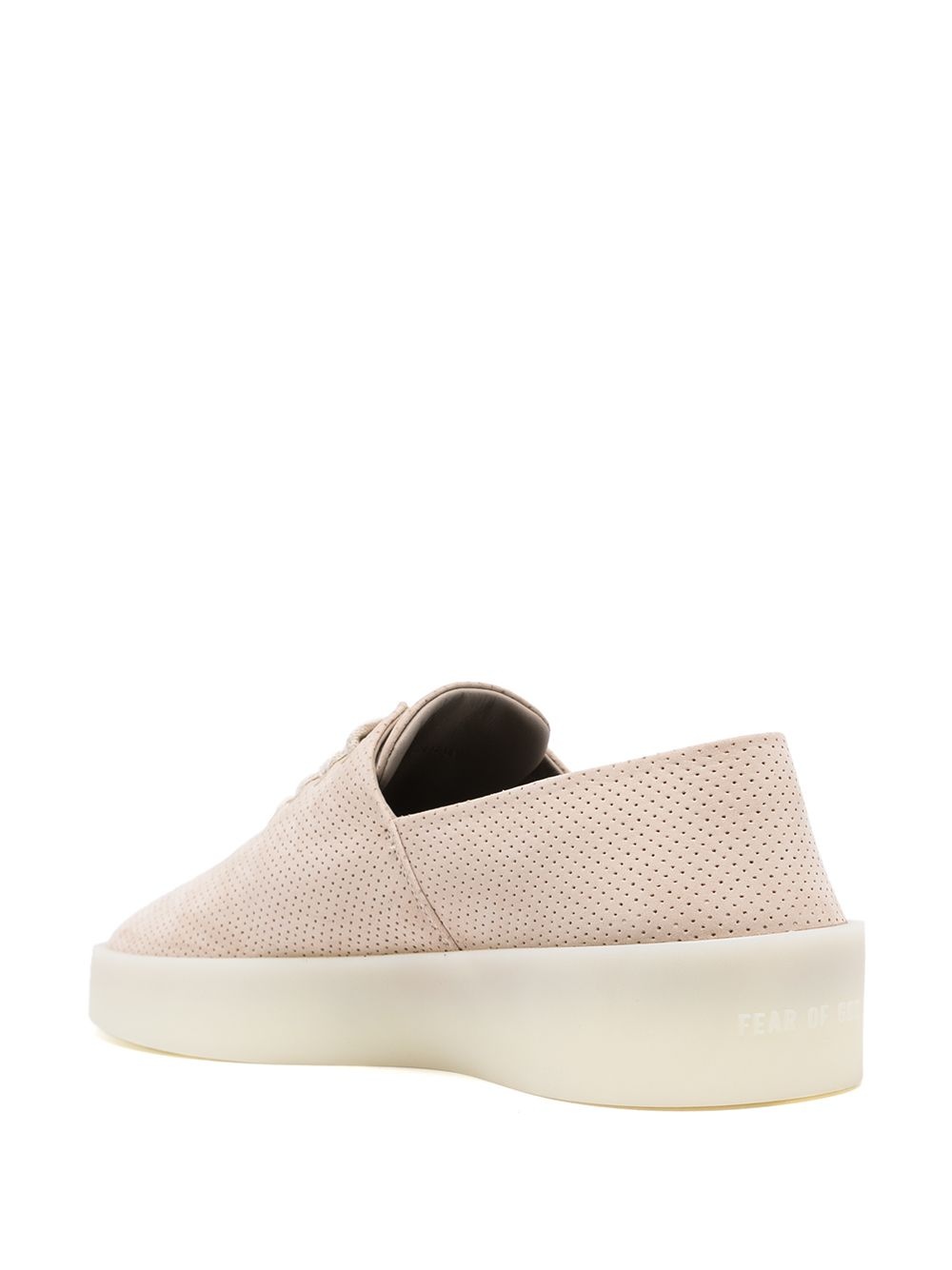 perforated low-top sneakers - 3