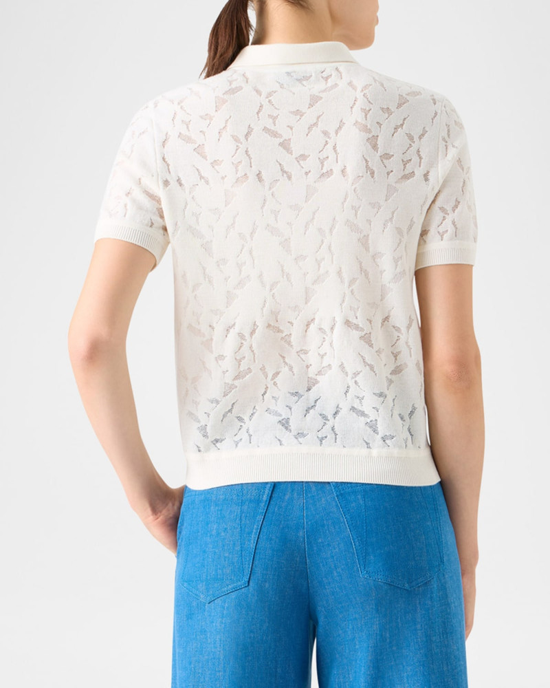 Whitecaps Jacquard Short-Sleeve Polo Shirt 3