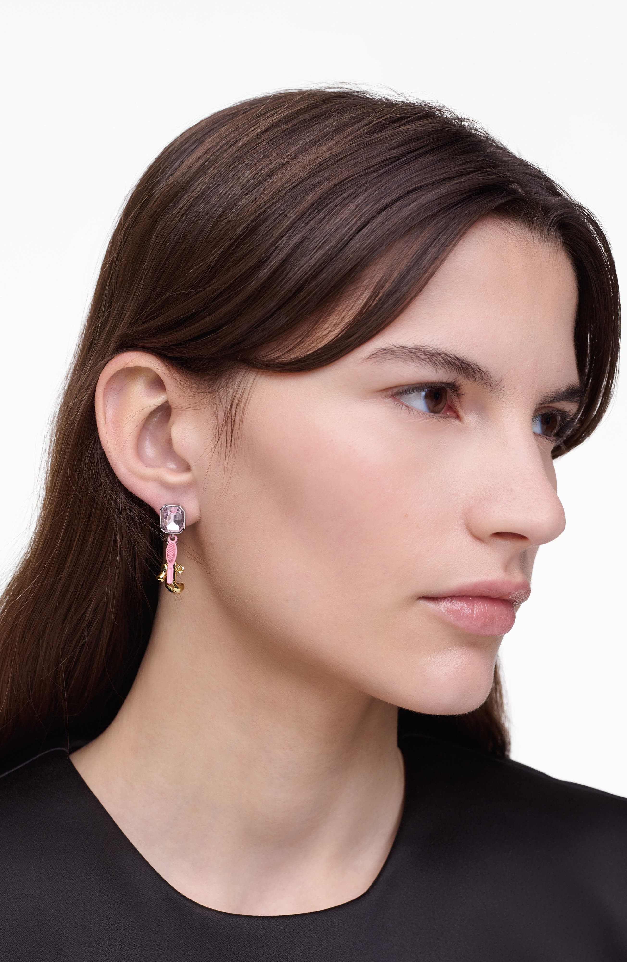 Marc Jacobs Dollhouse Charm Drop Earrings in Silver/Multi at Nordstrom - 5