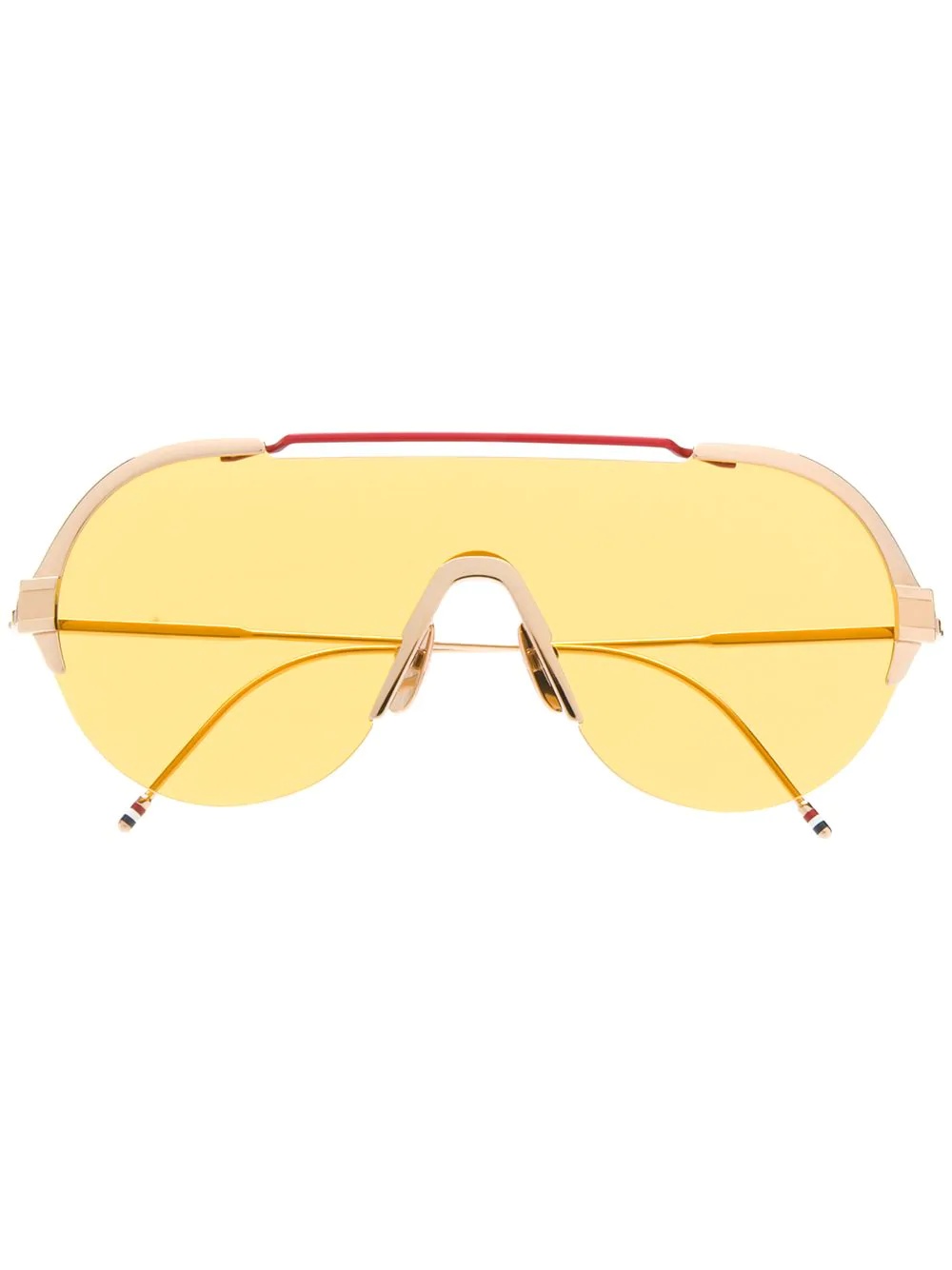 shield-frame sunglasses - 1