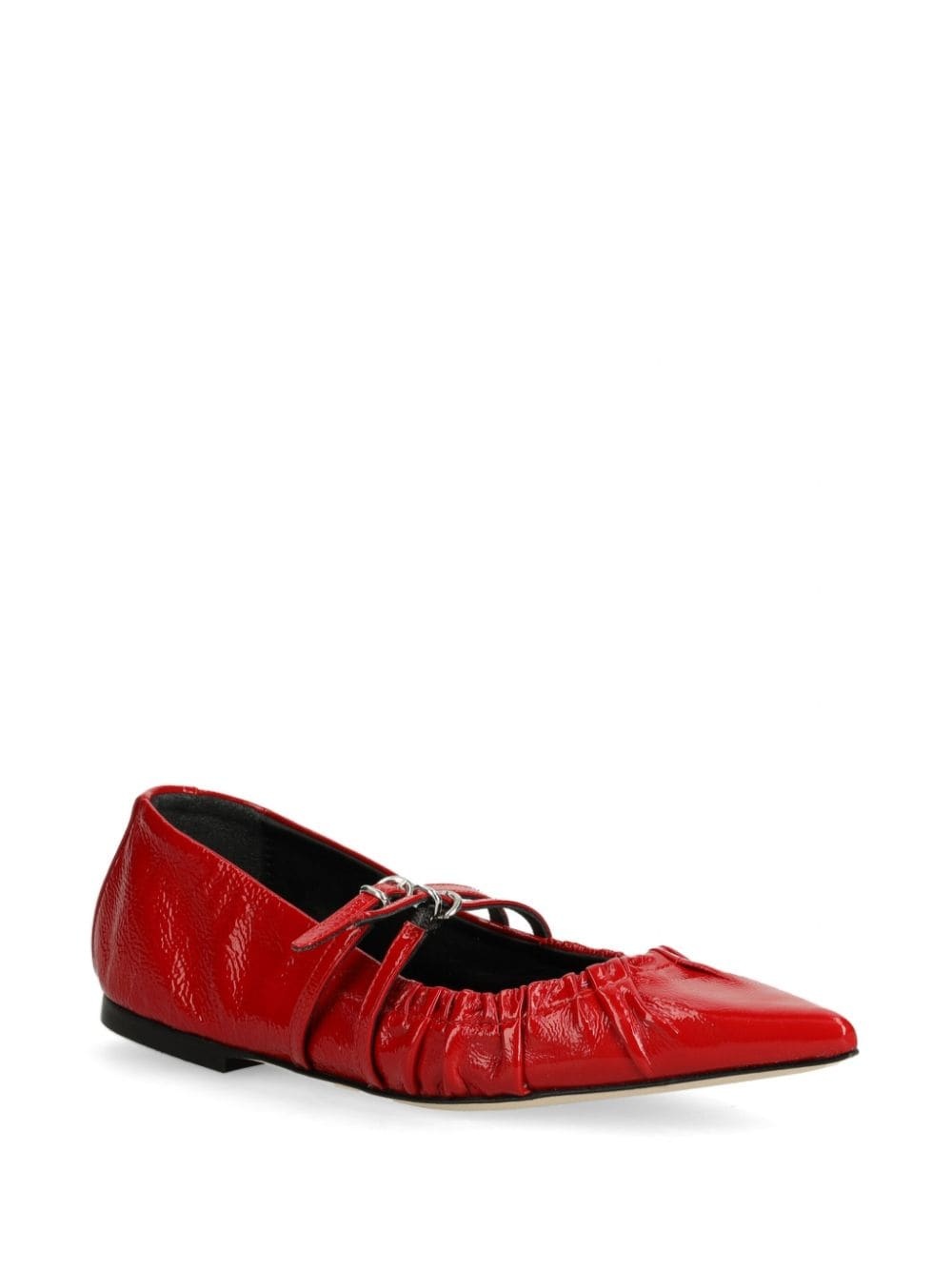 buckled ballerina shoes - 2