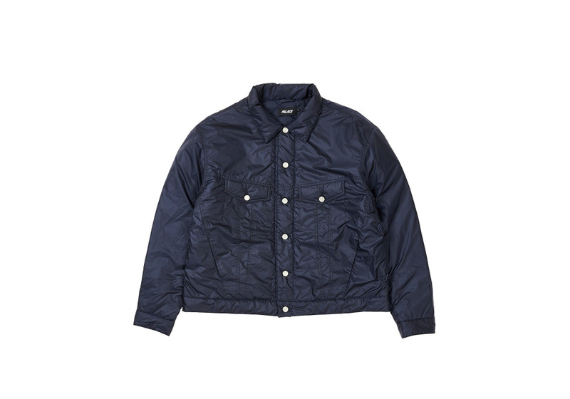 RELAXED INSULATED PERTEX JACKET NAVY - 1