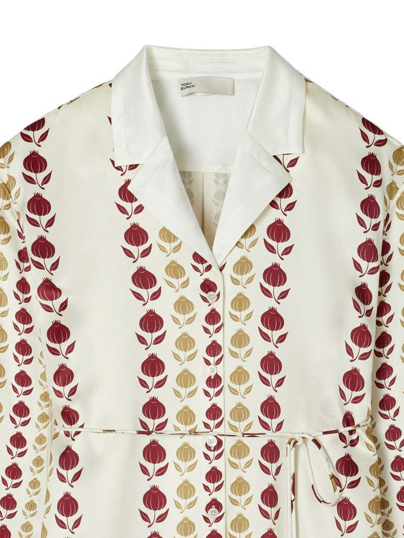 TORY BURCH printed silk shirt outlook