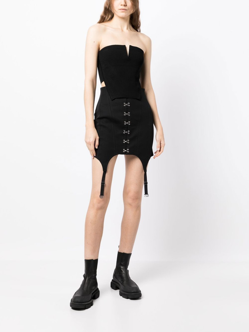 Dion Lee angled rib bustier corset outlook