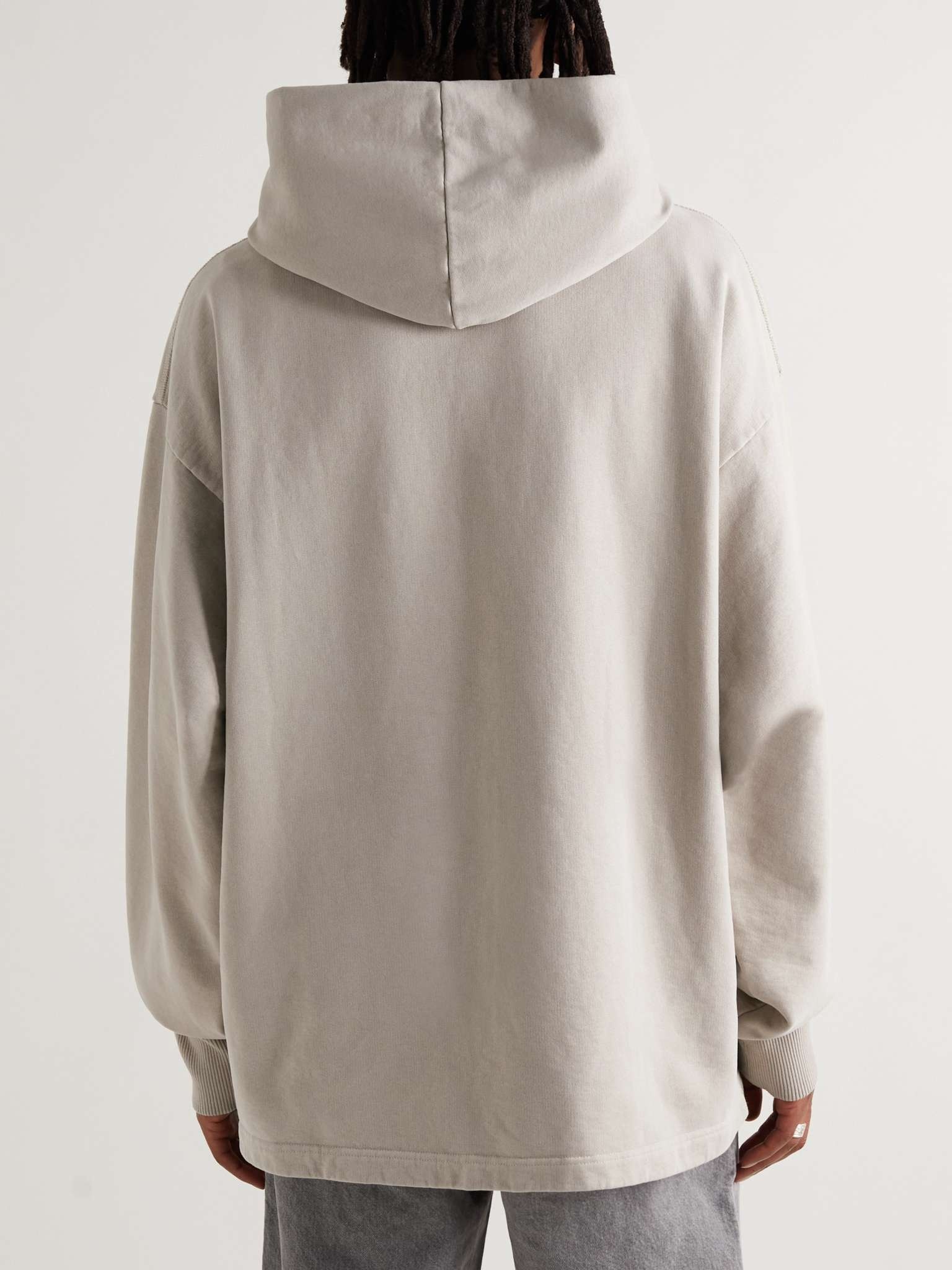 Franklin Oversized Logo-Print Cotton-Jersey Hoodie - 4