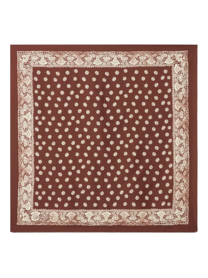 floral silk scarf 1