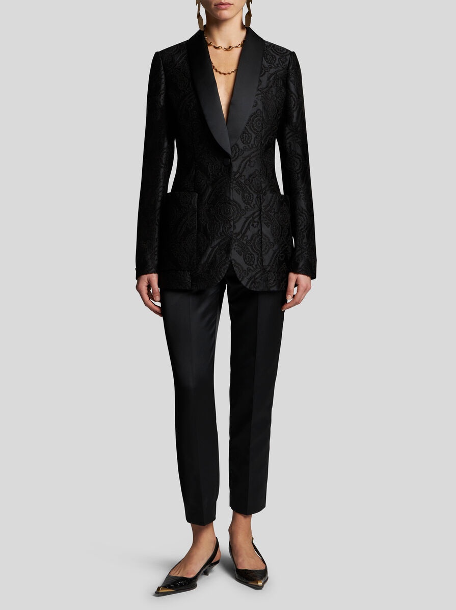 SILK JACQUARD JACKET - 3