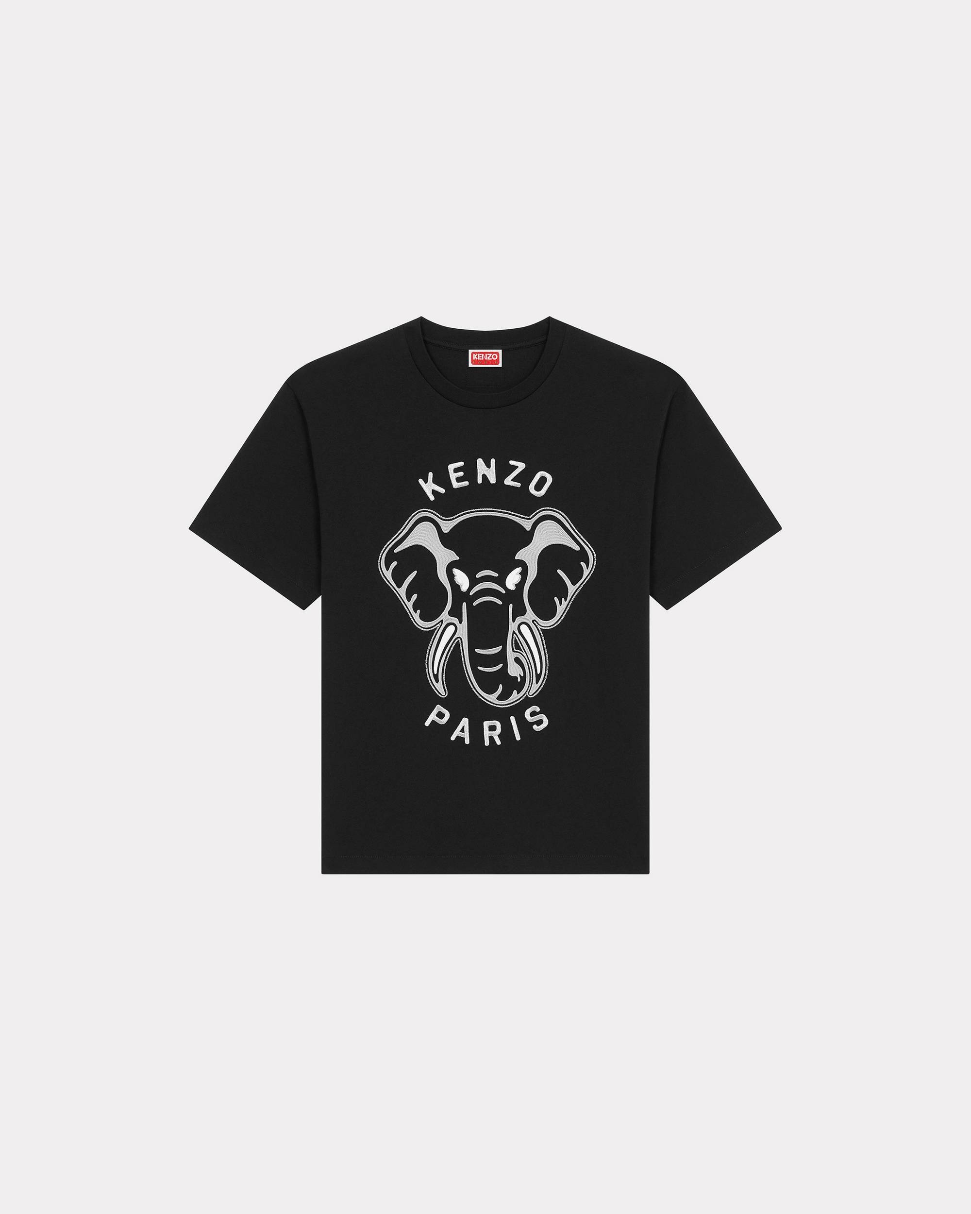 'KENZO Elephant' oversized embroidered T-shirt - 1