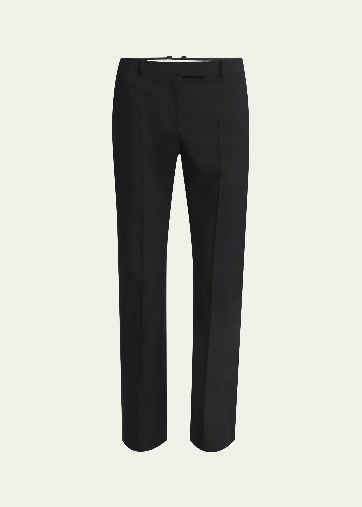 Tailored Cropped Wool Trousers - 1