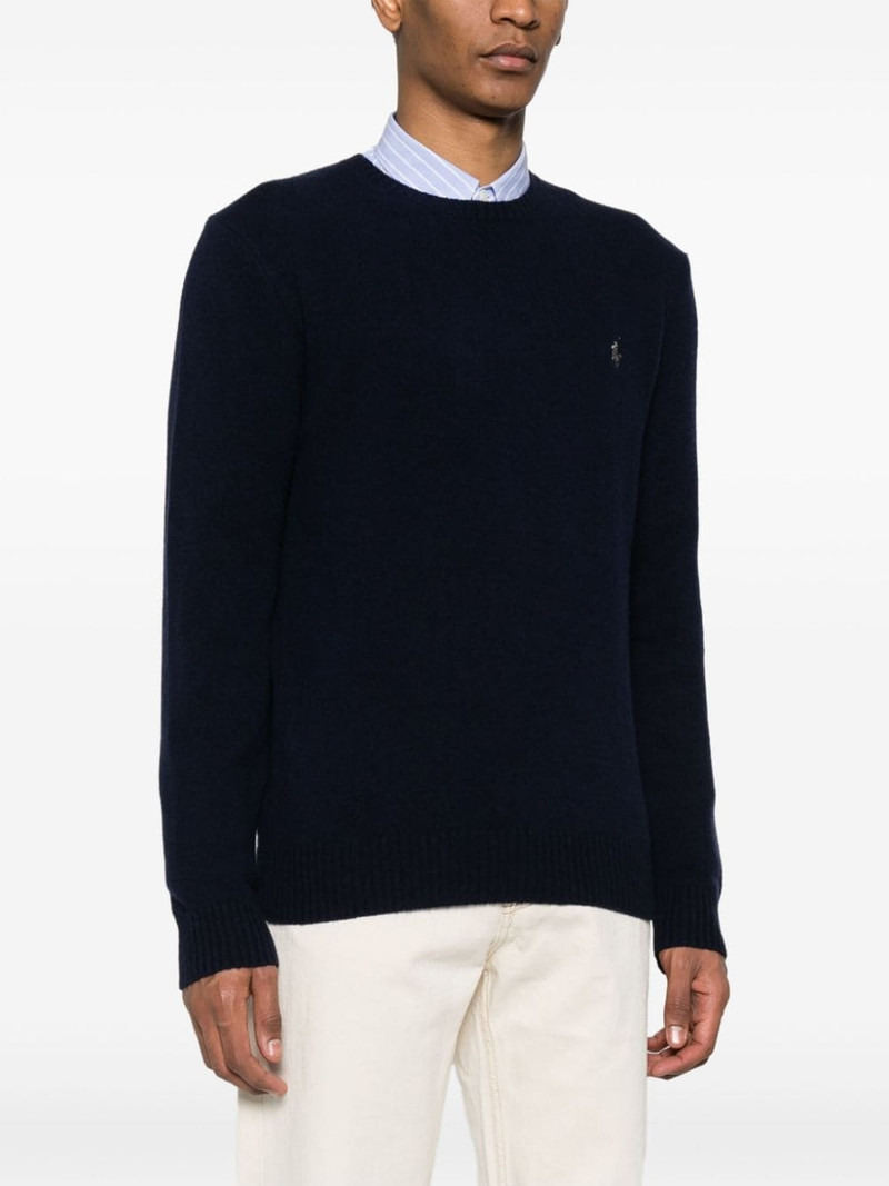 embroidered-logo jumper 3