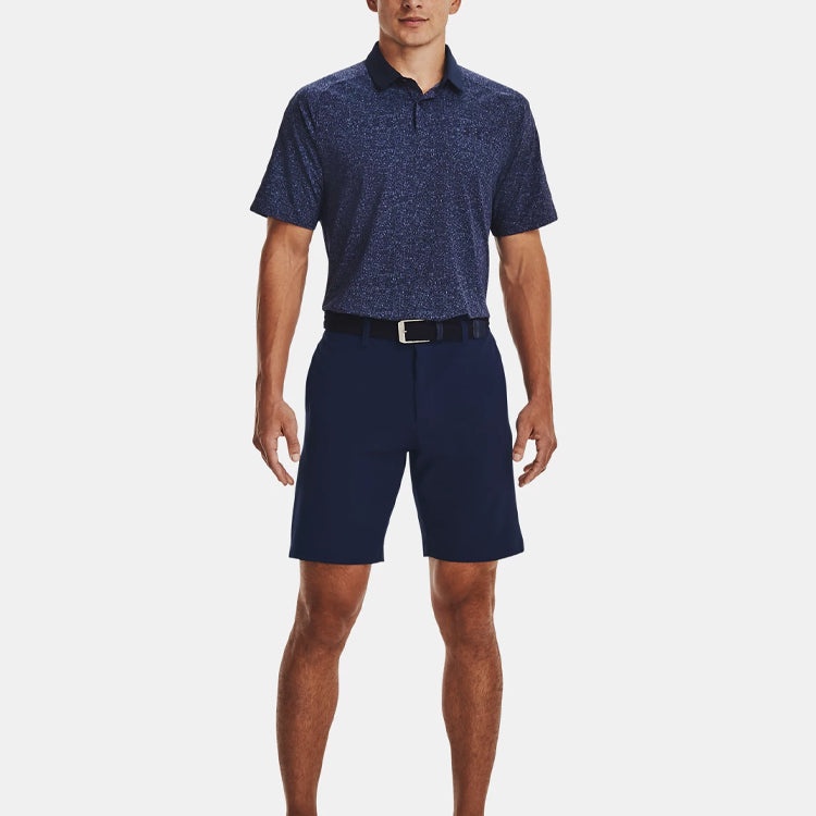 Under Armour Iso-Chill Heather Polo Shirt 'Navy' 1377294-410 - 2
