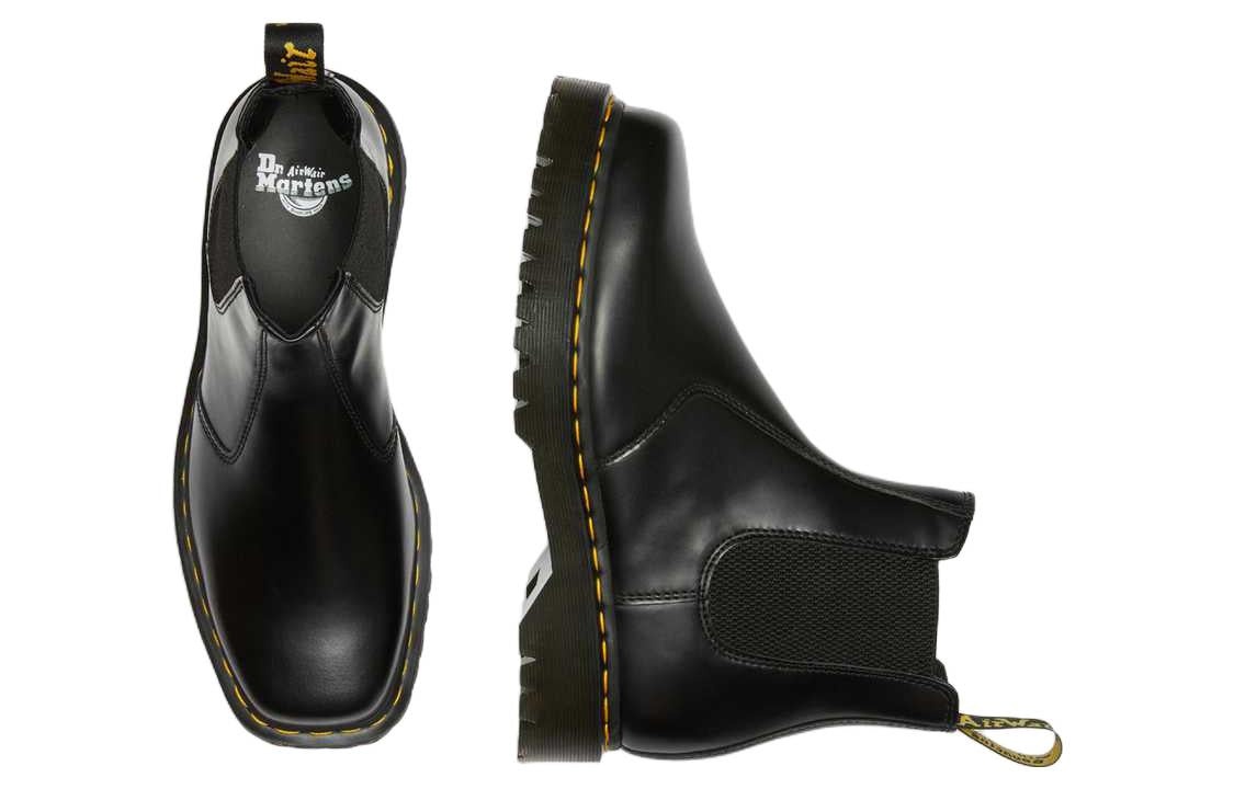 Dr. Martens 2976 Bex Squared Toe Leather Chelsea Boots 'Black' 27888001 - 3