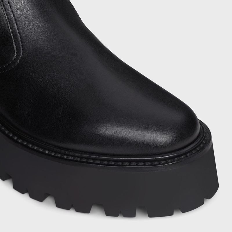 CELINE BULKY ZIPPED BOOT WITH TRIOMPHE in Calfskin 4