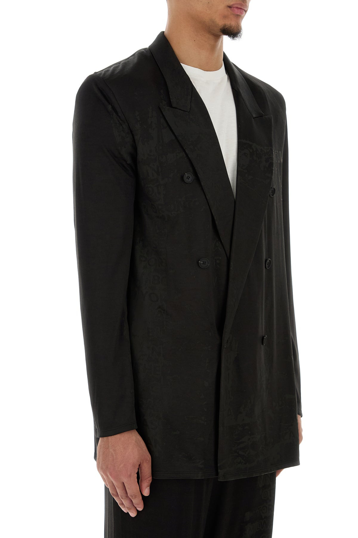 Black stretch acetate J-Pekka blazer - 3