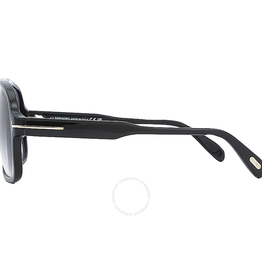 Tom Ford Falconer Smoke Gradient Navigator Men's Sunglasses FT0884 01B 60 - 3