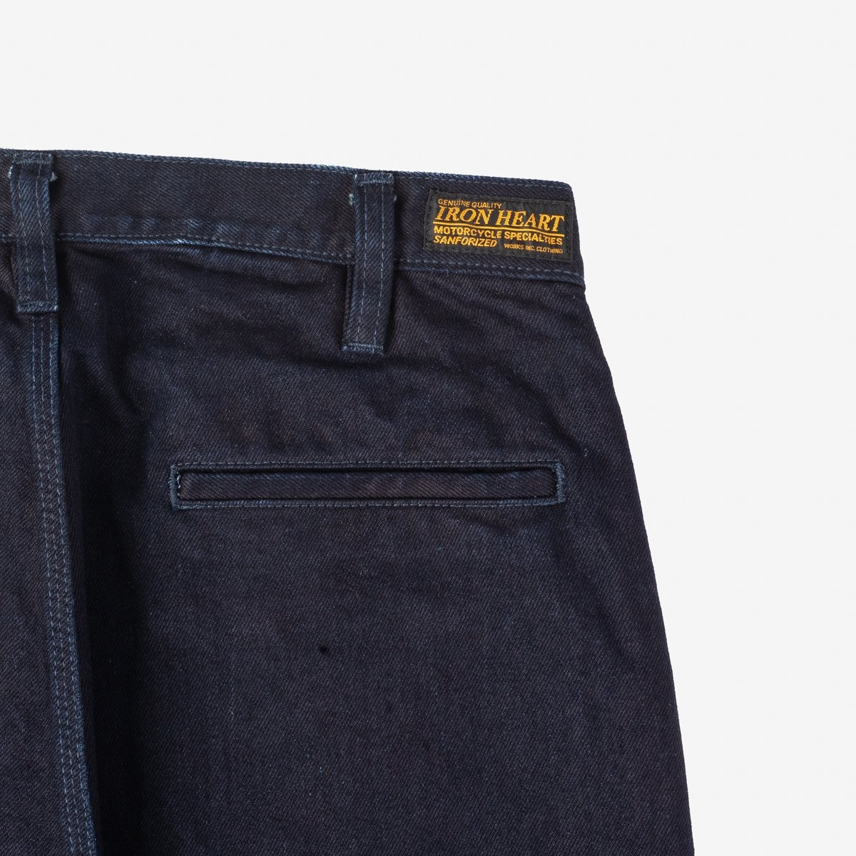 14oz Selvedge Denim Cargo Pants - Indigo/Black - 6